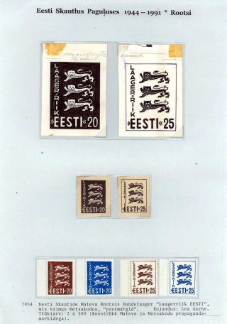 ESTONIAN SCOUTS IN EXILE 1944-1991 – sheet 128