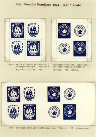 ESTONIAN SCOUTS IN EXILE 1944-1991 – sheet 140