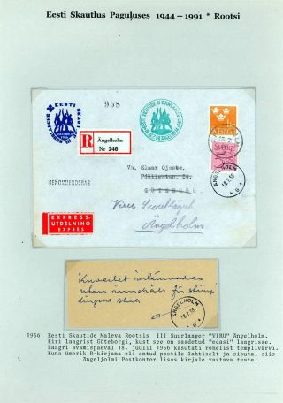 ESTONIAN SCOUTS IN EXILE 1944-1991 – sheet 143