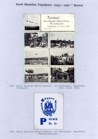ESTONIAN SCOUTS IN EXILE 1944-1991 – sheet 146