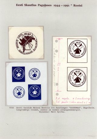 ESTONIAN SCOUTS IN EXILE 1944-1991 – sheet 147