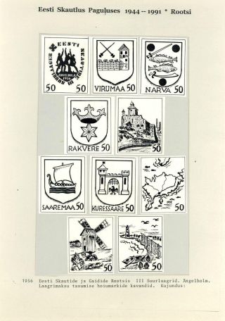 ESTONIAN SCOUTS IN EXILE 1944-1991 – sheet 148