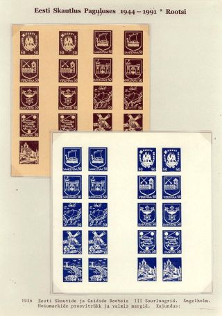 ESTONIAN SCOUTS IN EXILE 1944-1991 – sheet 149