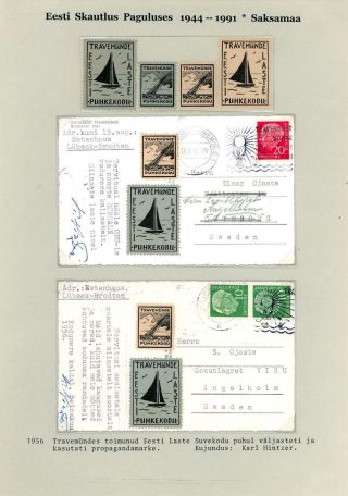 ESTONIAN SCOUTS IN EXILE 1944-1991 – sheet 155