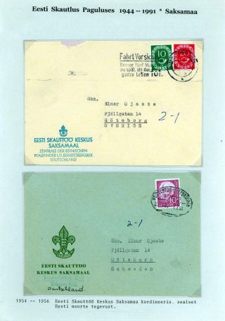 ESTONIAN SCOUTS IN EXILE 1944-1991 – sheet 156