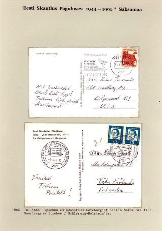 ESTONIAN SCOUTS IN EXILE 1944-1991 – sheet 160