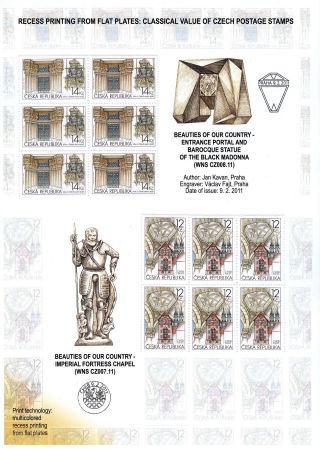 POŠTOVNÍ ZNÁMKY ČESKÉ REPUBLIKY 2010-2012 – list 4
