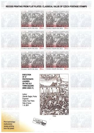 POŠTOVNÍ ZNÁMKY ČESKÉ REPUBLIKY 2010-2012 – list 6