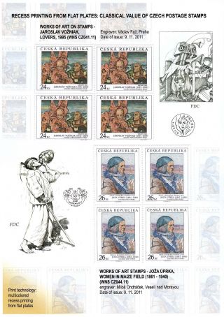 POŠTOVNÍ ZNÁMKY ČESKÉ REPUBLIKY 2010-2012 – list 7