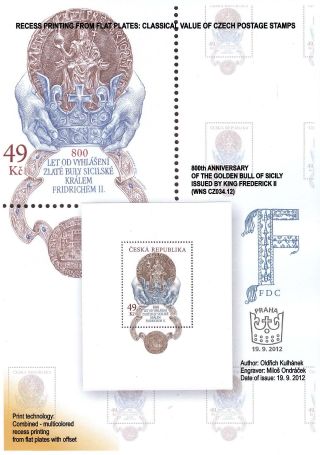POŠTOVNÍ ZNÁMKY ČESKÉ REPUBLIKY 2010-2012 – list 16