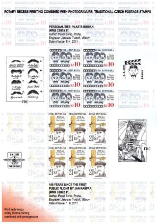 TSCHECHISCHE REPUBLIK: BRIEFMARKEN 2010-2012 – Blatt 17