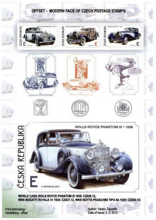 TSCHECHISCHE REPUBLIK: BRIEFMARKEN 2010-2012 – Blatt 31