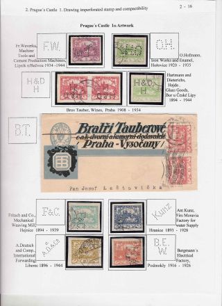 PERFORATED HRADCANY (PRAGUE`S CASTLE) – sheet 2