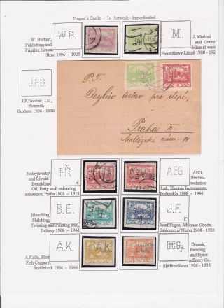 PERFORATED HRADCANY (PRAGUE`S CASTLE) – sheet 3