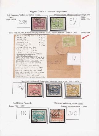 PERFORATED HRADCANY (PRAGUE`S CASTLE) – sheet 5