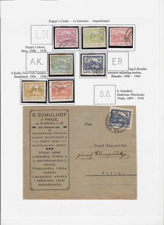 PERFORATED HRADCANY (PRAGUE`S CASTLE) – sheet 6