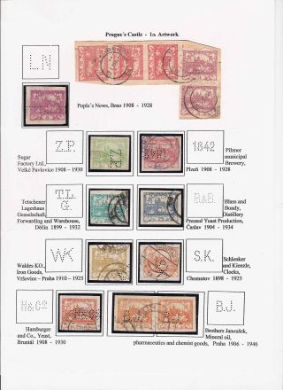PERFORATED HRADCANY (PRAGUE`S CASTLE) – sheet 7