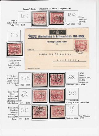 PERFORATED HRADCANY (PRAGUE`S CASTLE) – sheet 10