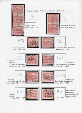 PERFORATED HRADCANY (PRAGUE`S CASTLE) – sheet 11