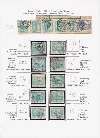 PERFORATED HRADCANY (PRAGUE`S CASTLE) – sheet 13