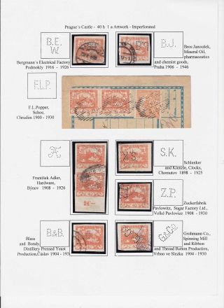 PERFORATED HRADCANY (PRAGUE`S CASTLE) – sheet 16