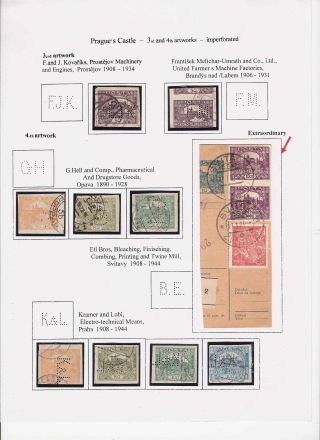 PERFINY NA ZNÁMKÁCH HRADČANY – list 23