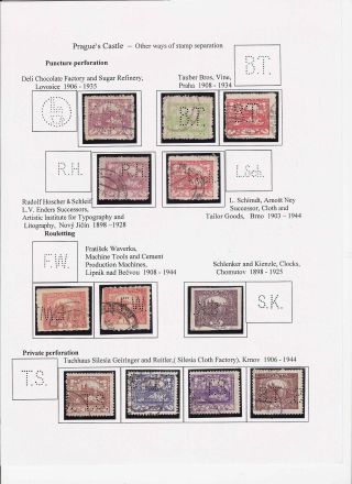 PERFINY NA ZNÁMKÁCH HRADČANY – list 40