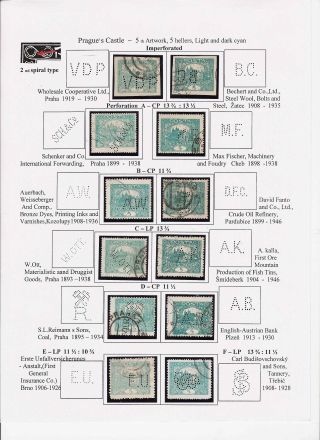 PERFINY NA ZNÁMKÁCH HRADČANY – list 46