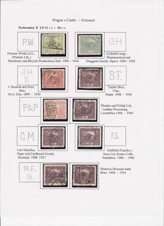PERFINY NA ZNÁMKÁCH HRADČANY – list 78