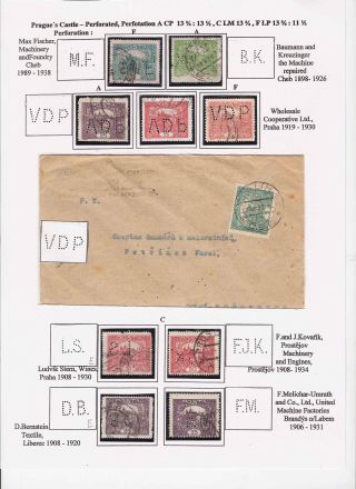 PERFINY NA ZNÁMKÁCH HRADČANY – list 80