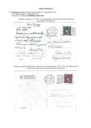 POSTMARKS OF "UNIVERSAL" MACHINE ON THE TERRITORY OF CZECHOSLOVAKIA 1920-1947 – sheet 8