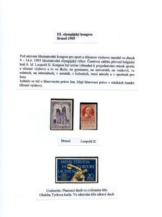 OLYMPIC MOVEMENT – sheet 11