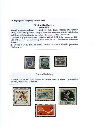OLYMPIC MOVEMENT – sheet 23