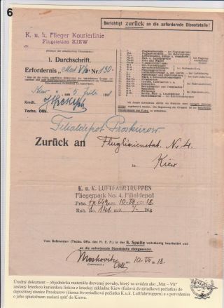 BETWEEN SKIES AND EARTH - AIRCRAFT OF AUSTRIA-HUNGARY IN THE WORLD WAR I – sheet 6