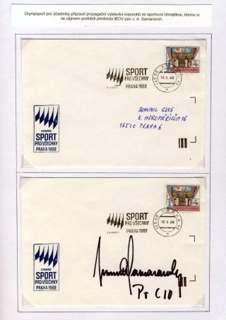 OLYMPSPORT AND PRESIDENT OF IOC MR. J. A. SAMARANCH – sheet 26