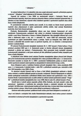 ZÁTOPKOVI – list 1