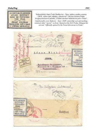 POSTLAGERAMTEN IN TSCHECHISCHE LÄNDER – Blatt 19