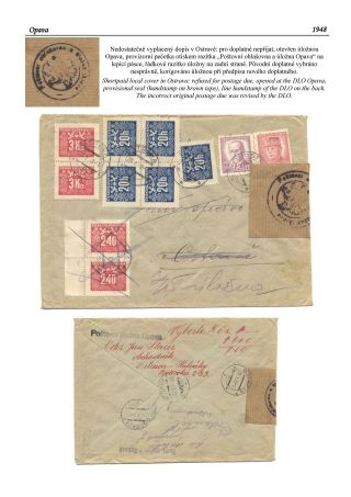 POSTLAGERAMTEN IN TSCHECHISCHE LÄNDER – Blatt 69