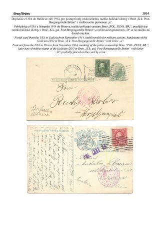 POSTLAGERAMTEN IN TSCHECHISCHE LÄNDER – Blatt 70