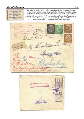 POSTLAGERAMTEN IN TSCHECHISCHE LÄNDER – Blatt 71