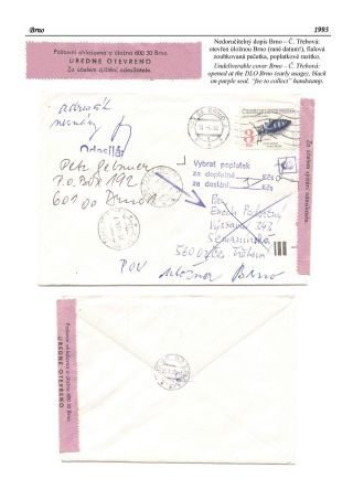 POSTLAGERAMTEN IN TSCHECHISCHE LÄNDER – Blatt 77