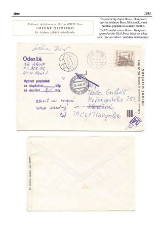 POSTLAGERAMTEN IN TSCHECHISCHE LÄNDER – Blatt 78