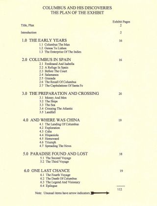 COLUMBUS AND HIS DISCOVERIES – sheet 2