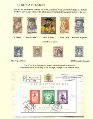 COLUMBUS AND HIS DISCOVERIES – sheet 14
