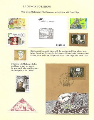 COLUMBUS AND HIS DISCOVERIES – sheet 16