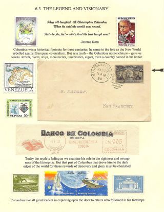 COLUMBUS UND SEINE ENTDECKUNGEN – Blatt 107
