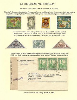 COLUMBUS UND SEINE ENTDECKUNGEN – Blatt 109