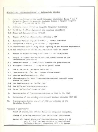 PODKARPATSKÁ RUS – list 3