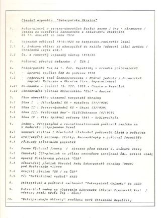 PODKARPATSKÁ RUS – list 4