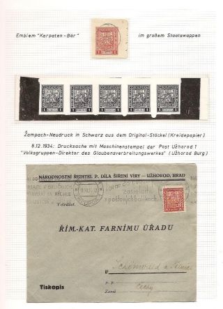 CARPATHO-UKRAINE – sheet 85